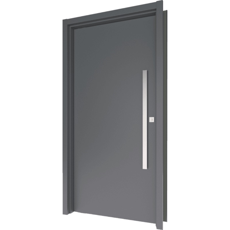 Porta pivotante Sincol Cinza Grafite